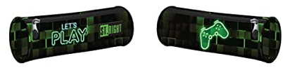 ST.RIGHT Dark Game PU01 Mäppchen, Black, 22.5 x 8 x 9.5 cm