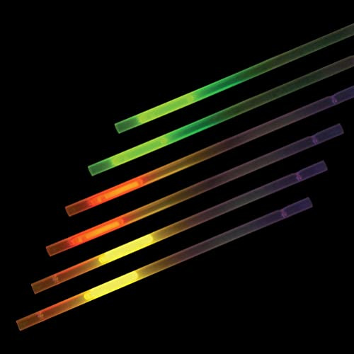 Leuchtende Strohhalme 50 Stück Glow in the Dark Partyzubehör für Konzerte Festivals Events Lange Lebensdauer Wiederaufladbar