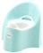 baby-walz Töpfchen Deluxe aqua blue - Babytopf WC/Klo - Toiletten Training - Made in Italy- Pflegeleicht- integrierter Spritzschutz - ergonomisch geformt