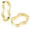 ALEXCRAFT Geometrisch Ohrringe Gold Creolen Klein Damen 14K Vergoldete Ohrringe Geschenk für Frauen Freundin Mama Mädchen