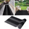 LITA Kunstrasen, Outdoor-Teppich, Kunstrasen, 90 x 150 cm, schwarz-grau, Zebrastreifen, 2 cm Florhöhe, Astroturf-Teppich für Terrasse, Balkon, Pool, Deck, Spielplatz, Tennis