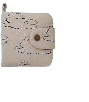 Finyoffiy Mini monedero de lona, mini tarjetero, monedero, monedero, monedero pequeño con flores, conejo, monedero para niñas y mujeres, regalo, Conejo, 2, XS0116