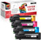 Halloya 6510 6515 Toner Kompatible für 6510XL 6515XL Xerox Workcentre 6515 Xerox Phaser 6510 Tonerkartuschen 6515dn 6510dn 6515dni 6510n 6510dni 6510dnm 6515n 6515dnm (Schwarz Cyan Gelb Magenta)