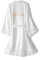 Trek Forte Vestaglia Sposa Donna in Raso Bianca Kimono Accappatoi e Vestaglie da Sposa Sexy Camicie da Notte Pigiama Scollo V