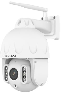 Foscam Caméra IP Wi-FI dôme PTZ 8MP - SD8P Blanc