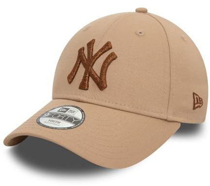 New Era 9Forty Kinder Cap - METALLIC NY Yankees beige Child