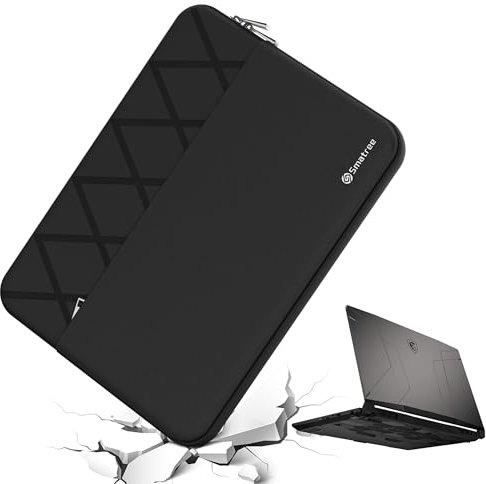 Smatree 17,3 Zoll Anti-Shock Laptop Sleeve Wasserdichte Tasche maßgeschneidert für MSI Gaming Laptops GE76 Raider Dragon TIAMAT/Pulse GL76/Crosshair 17/Bravo 17/Katana GF76/Sword 17/WF76 Laptop (E814)