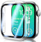 UM UNIQUEME für Apple Watch Series SE2/SE/6/5/4 40mm Hülle - 2 Stück, 360° Ultradünne PC Hard Schutzhülle, Kratzfest & Voller Schutz, Displayschutz für iWatch 40mm - Transparent