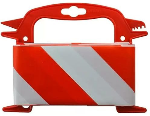 Ferropro Absperrband Rot-Weiß 50m – 80mm Breit, Reißfest, UV-beständig & Wetterfest – Baustelle, Absperrung, Parkplatz, Weidezaun, Markierungsband, Flatterband, Sicherheitsband, Industrie, Warnband