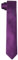 DonDon Cravates pour hommes, faites à la main, look soie 6 cm - Violet