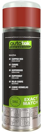 Autotek Professional Exact Match Car Spray Paint - MAZDA Copper Red Pearl Aerosol Spray 300ml