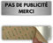 LEIASA | Panneau Adhésif Publicité Non Admise - 5x18 cm - Épaisseur 0,8 mm - Aluminium - Panneau Interdiction Publicité - Signal Zone Sans Publicité - Espace Sans Annonces