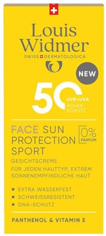 Widmer Face Sun Protection Sport 50+ ohne Parfum 50 ml