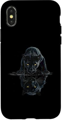 Black Panther Reflection Leistungsstark Hülle für iPhone X/XS