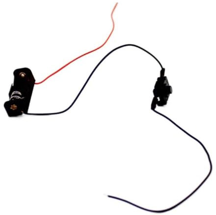 12V 23A Battery Box Self-locking Button Switch Battery Holder DIY Circuit Power Supply Assembly Part with Switch and Cable