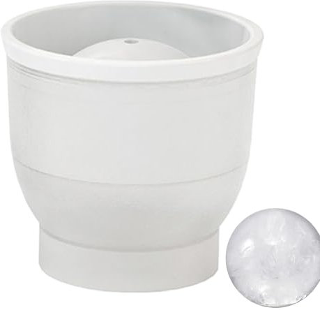Ball Ice Block Mold, Sphere Ice Maker, Easy Release Tool, Slow Melting Gadget, for Bar, Restaurant, Gathering, Daily Dining, Home Entertaining Indoor Outdoor