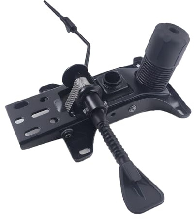 TOOSOAR Bürostuhl Ersatzteile,Drehplatte für Bürostühle,Metall Sitz Mechanik Bodenplatte Platte,Wippmechanik Für Schreibtischstuhl,Schwarz
