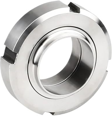 HZZGMANCAJ DN15-100 Pipe Butt Weld Socket Union Set SUS304/316L Pipe Fitting Connector (DN50 52mm,316)
