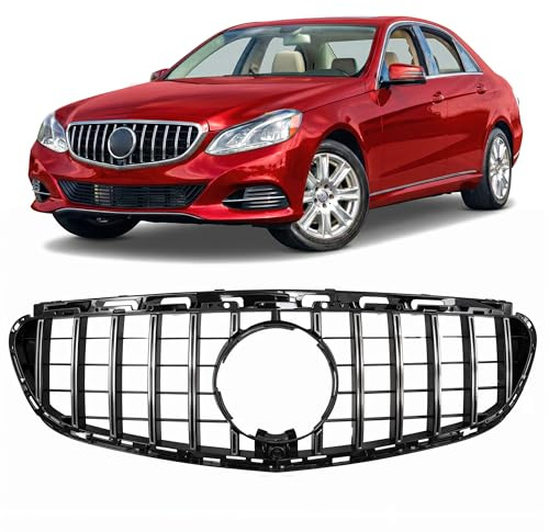 HERSTMOTO Kühlergrill GT PANAMERICANA, passend für MERCEDES E-KLASSE W212 2013–2016, Frontgrill, Auto-Frontgrill, Frontstoßstangenhaubengitter, Radiator Grille