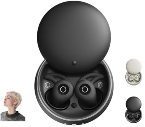 Artevive Écouteurs Bluetooth Moto, Oreillettes sans Fil Kit Main Libre pour Moto, Réduction De Bruit, Longue Autonomie, Confort Adapté Au Casque (x1 Noir)