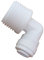 Malida Schlauchverschraubung mit Stecker, Wasserreiniger, Schnellanschluss, Getränkespender und Wasserfiltersystem-Armaturen (1/2 NPT-Außengewinde x 1/4 Außendurchmesser-Rohrbogen)
