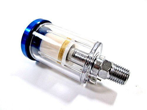 1/4 BSP Mini Water Trap Spray Paint Gun in Line Air Filter Moisture for Air Oil AT097