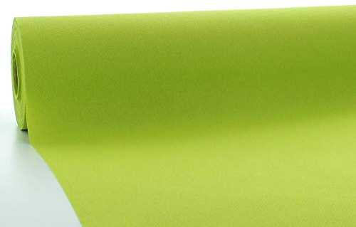Mank Tischdeckenrollen Uni | Rollenware 120 cm x 40 m aus Airlaid stoffähnlich Tischdecke für Gastronomie | (Kiwi, 120 cm x 40 m)