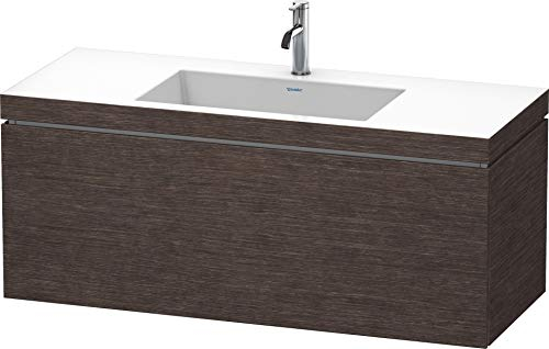 Duravit Duravit Waschtischunterbau L-CUBE mit Waschtisch Vero Air, 500 x 1200 x 480 mm 1 Hahnloch eiche dunkel gebürstet