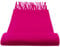 TigerTie Designer Schal in pink magenta telemagenta einfarbig Uni - Cashmink