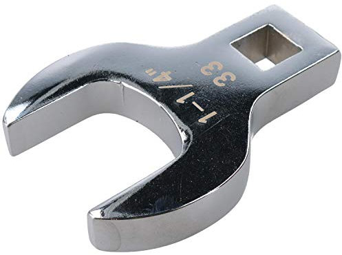 AB Tools 33mm (1 1/4) Crowfoot Wrench 1/2 Drive Crows Feet Spanner for Torque Wrenches