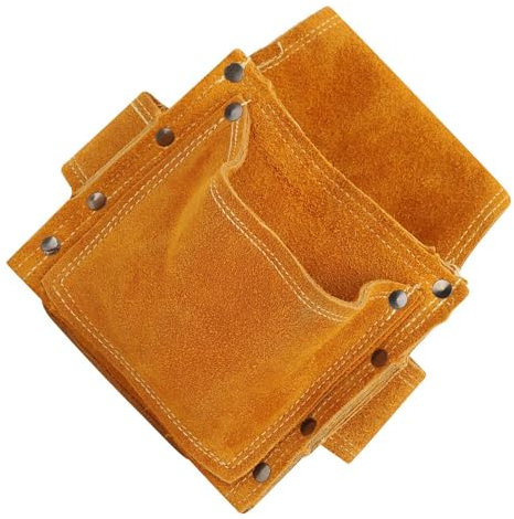 Multifunktionale Werkzeugtasche Gürteltasche Verdickte Werkzeugtasche Robuste Rindsleder-Hardware Werkzeugaufbewahrung