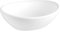 Eridanus Lavabo Ovalado para Encimera, Moderno Cuenco Ovalado de Cerámica para Baño, Lavabo para Lavabo, Guardarropa, Mueble de Tocador, Blanco Brillo - 400 x 330 x 145 mm