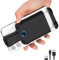 Tera Barcode-Scanner Tragbarer Rückclip Wireless Drahtlos mit Bluetooth 1D 2D QR Barcode-Leser mit Bildscan für Smartphone, Kompatibel mit Android und iOS, Modell 0012