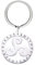 Dreamtimes Vichingo Porte-clés en acier inoxydable 24 runes norrene avec pendentif symbole d'Odin Vichingo Node celtique Irlande Porte-clés pour homme femme bijoux mulette (Triskele)