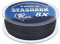 Seashark La lenza da pesca intrecciata non sbiadisce mai 8 fili di lenza in PE super forte (nero, 4,5 kg 0,14 mm-100 m)