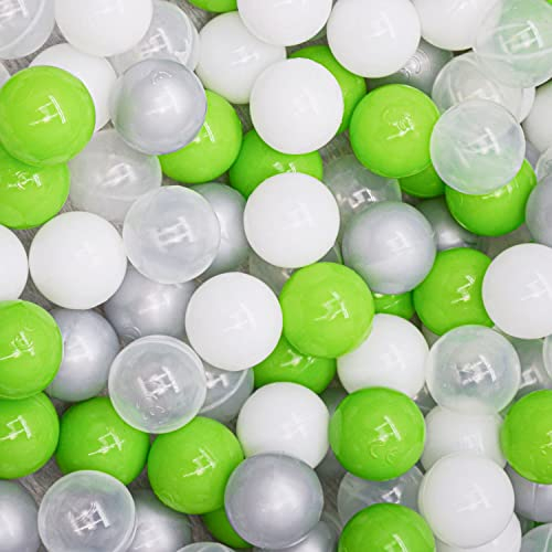 LittleTom 200 Palline per Piscina Bambini - 5,5cm Palline Bimbi Colorate - Palline x Piscina - Giochi Piscina Bambini Palline Gioco Palline Plastica Bambini Colorate Palla per Piscina Palloni Piscina