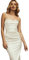 KBRPEY Elegante Kleider Damen Eng Anliegend Sommerkleid Damen Figurbetontes Ärmelloses Kleider Partykleid Faszinierend Bodycon Kleid Weiß Lang(Weiß S)