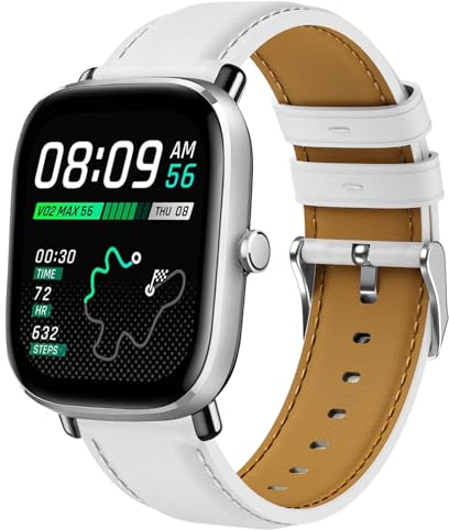 Osinaga 20mm Leder Armband für Amazfit GTS 4 Mini, Schnellverschluss Lederarmbänder für Amazfit GTS 4/Amazfit GTS 3/Amazfit GTS 2 Mini/Amazfit GTS 2/Amazfit Bip 3/Bip 3 Pro/Bip S/Bip Lite/GTR 42mm