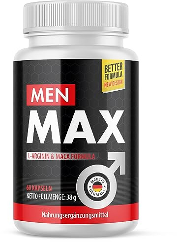 Men Max Kapseln | für den aktiven Mann | MaxiPack mit 60 Kapseln pro Dose 1x