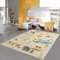 Teppich-Traum Großer Kinderteppich Kinderzimmer Teppich Spielteppich Spielmatte Safari Straßenteppich rutschfest beige XXL 240 x 340 cm