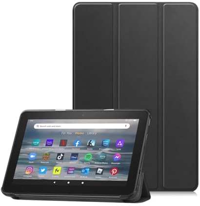 Stianiiie Hülle für Amazon Fire 7 (7. / 9. Generation, / 2017/2019 Release) 7 Premium PU Leder Schutzhülle Amazon Fire 7 Abdeckung