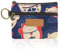 WisePoint Porte Monnaie, Petit Porte Monnaie à l'eau avec Fermeture à Glissière et Porte - Clés, Mignon Mini Porte Monnaie de Pièces de Monnaie, Cartes, Clés, Rouge à Lèvres(Bleu)