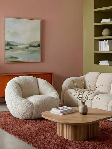RugVista Aris Teppich, 100 x 160 cm, Rost | Moderne, Rechteckig, Hoher Stapel, Nur chemische Reinigung, Oeko-Tex 100, Wohnzimmer, Schlafzimmer