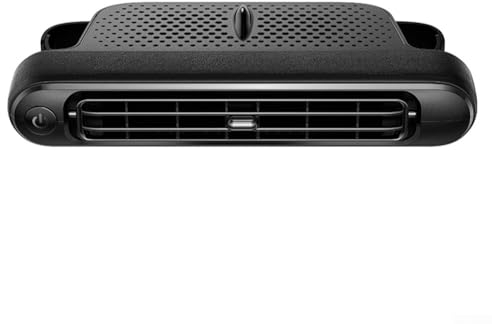 Auto-Ventilator, Auto-Ventilatoren für Rücksitz, 3 Geschwindigkeiten, USB-Auto-Ventilator, leiser Rücksitzventilator, tragbarer Autokühlungs-Luftventilator für SUV, Wohnmobil, Fahrzeuge (schwarz)