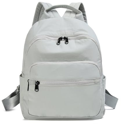 Travistar Damen Rucksack Klein Elegant Cityrucksack 2 in 1 Rucksacktasche Wasserdicht Schultertasche Schulrucksack Nylon Anti Diebstahl Tagesrucksack für Travel Wandern Arbeit Lässig Schule