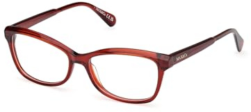 Max&Co. Damen Brille mit Sehstärke Rund | Gefertigt aus Acetat, optional mit Sonnenbrillentönung oder Blaulichtfilter, inklusive Brillenetui