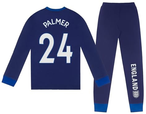 England Boys Palmer 24 Long Sublimation Pyjamas 7-8 Years