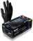Janit-X All your Janitorial needs Powder Free Black BOLD Nitrile Gloves | Examination Gloves | 2 x 100's | Beaded Cuff | Latex Free | (Extra Large)