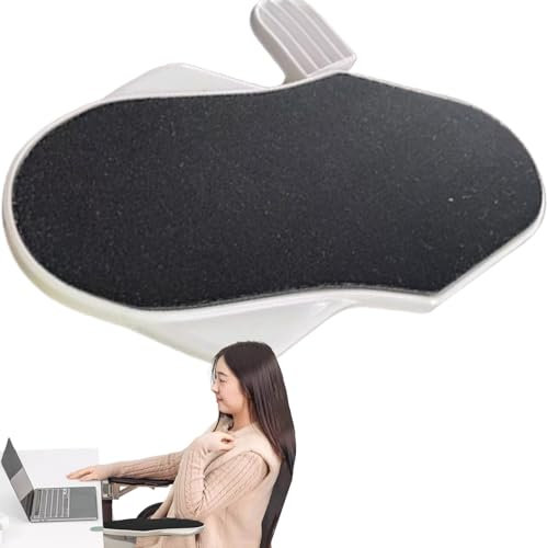 Repose-bras De Bureau D'ordinateur – Coussinets De Support De Poignet Réglables | -Plateau D'extension De Bureau D'ordinateur, Étagère Ergonomique De Repose-poignet De Bras De Coude