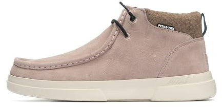 WALK IN PITAS | GARDA | Botas Mujer Casual | Botín Serraje | Bota Urbana de Caña Baja | Botas de Vestir | Botines Bajos Planos | Botín de Invierno | Calzado de PITAS | Nude 38